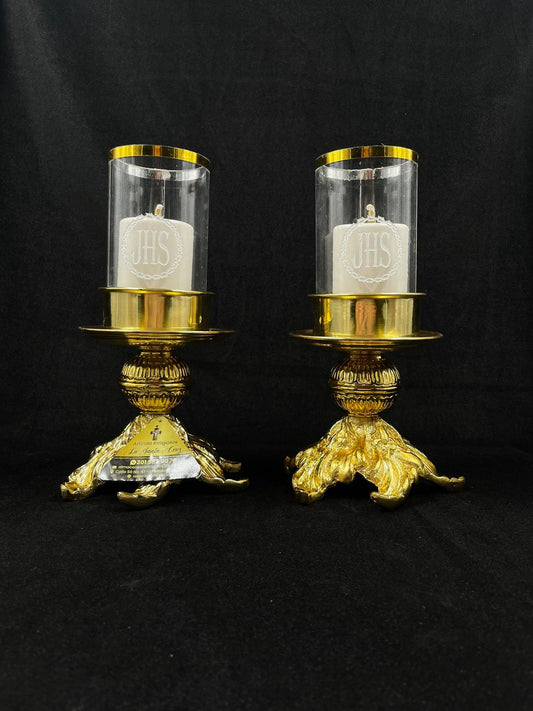 Candelabros para mesa de altar base araña