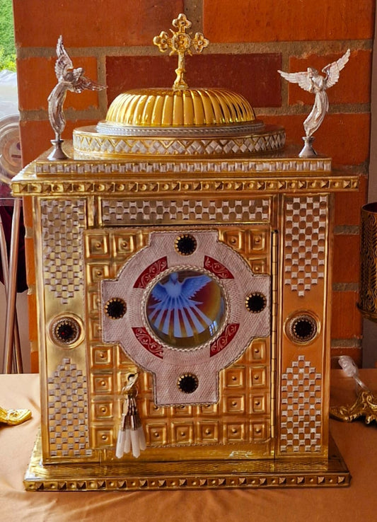 Sagrario ángeles danzarines con expositor