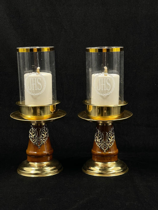 Candelabro para mesa de altar de 16cm