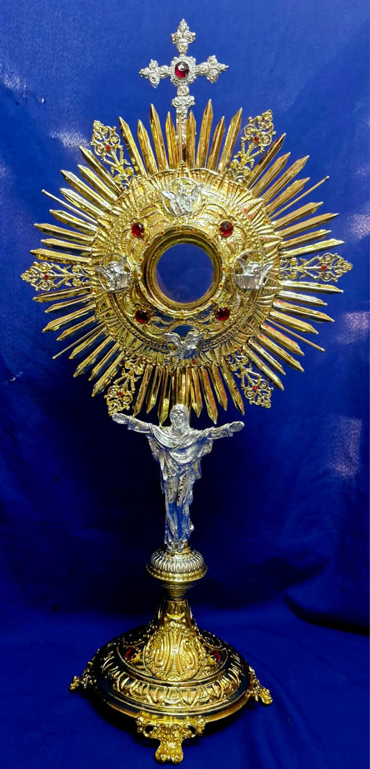 Custodia en metal de bronce