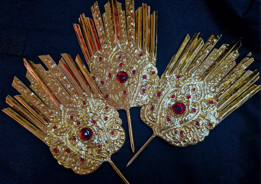 Potencia en metal de bronce